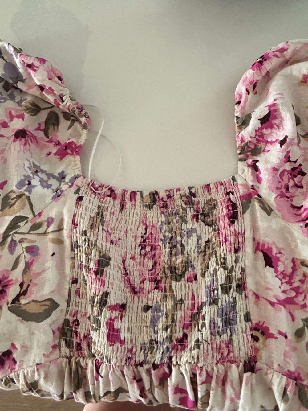 Reitmans Pink Floral Square-Neck Midi Dress - Picture 2 of 6
